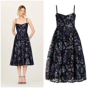 Reformation Sunderland Floral Midi Dress The Collection Size 6